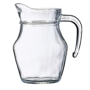 Jarra Agua Crisa en Vidrio 60 onz / 1780 ml MÃ©xico X 6 uni. • BPU · HoReCa