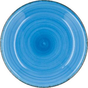 Set de 4 platos llanos 28 cm Basic Line Blue - La Cartuja de Sevilla