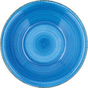 Set de 4 platos llanos 28 cm Basic Line Blue - La Cartuja de Sevilla