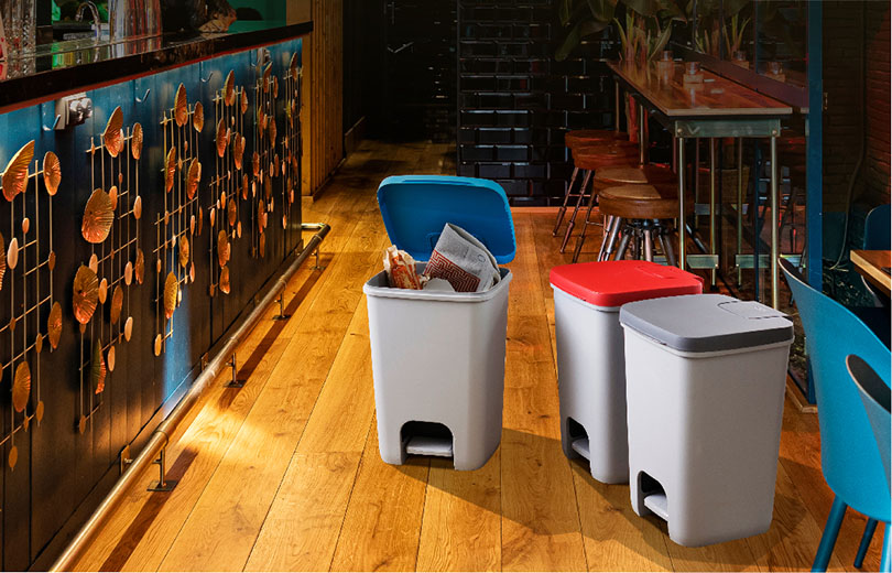 Bins and Containers to maintain hygiene